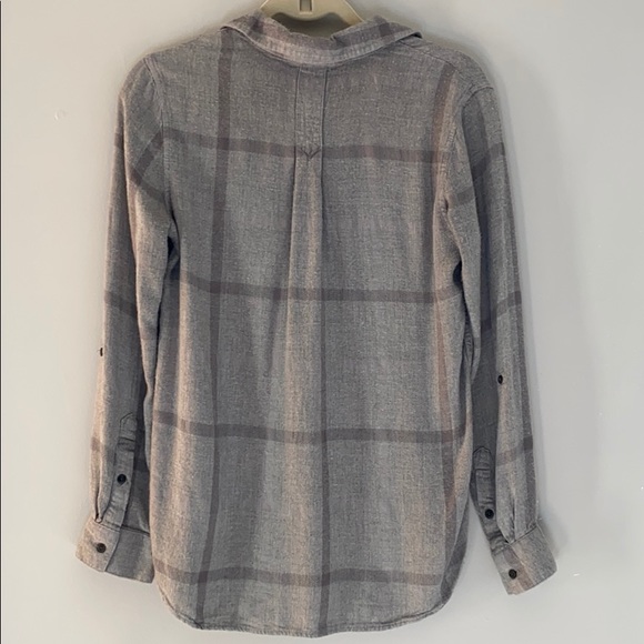 ❌SOLD Tobi Gray Plaid Flannel (Thread and Supply) - Picture 6 of 16